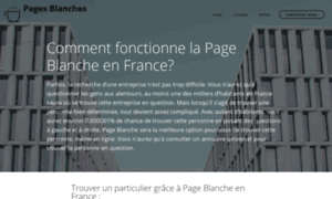 Pages-blanches-annuaire.info thumbnail
