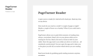 Pageturner-reader.org thumbnail