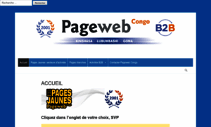 Pagewebcongo.com thumbnail