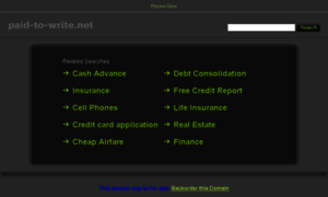 Paid-to-write.net thumbnail