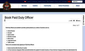 Paidduty.londonpolice.ca thumbnail