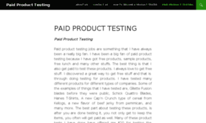 Paidproducttesting.org thumbnail