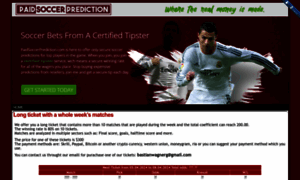 Paidsoccerprediction.com thumbnail