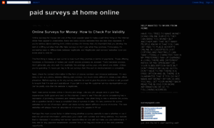 Paidsurveysathomeonline.blogspot.com thumbnail