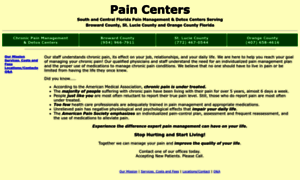 Paincenters.com thumbnail