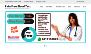 Painfreebloodtest.com thumbnail