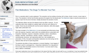 Painmedicationslist.com thumbnail