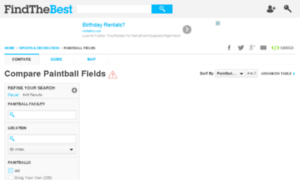 Paintball-fields.findthebest.com thumbnail