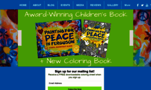 Paintingforpeacebook.com thumbnail