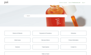 Paiskincare.zendesk.com thumbnail