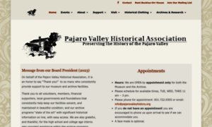 Pajarovalleyhistory.org thumbnail