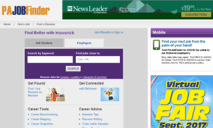 Pajobfinder.com thumbnail