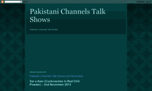 Pakchannelstalkshowz.blogspot.com thumbnail