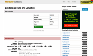 Pakdata.ga.websiteoutlook.com thumbnail