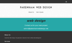 Pakenhamwebdesign.net thumbnail
