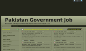 Pakistangovernmentjob.com thumbnail