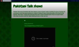Pakistani-talkshows.blogspot.com thumbnail