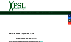 Pakistansuperleague.com.pk thumbnail