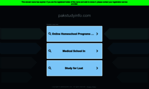 Pakstudyinfo.com thumbnail