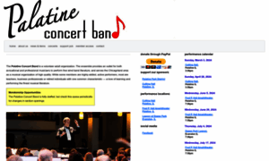 Palatineconcertband.org thumbnail