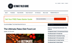 Paleodietfoodlist.com thumbnail