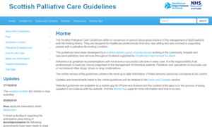 Palliativecareguidelines.scot.nhs.uk thumbnail