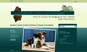 Palmettoveterinaryhospital.com thumbnail