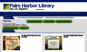 Palmharborlibrary.org thumbnail