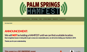 Palmspringshamfest.com thumbnail