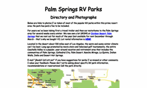 Palmspringsrvparks.com thumbnail