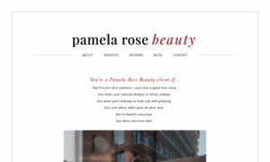 Pamelarosebeauty.com thumbnail