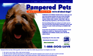 Pamperedpetsmobile.com thumbnail