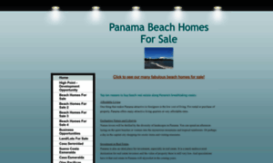 Panamabeachhomesforsale.com thumbnail