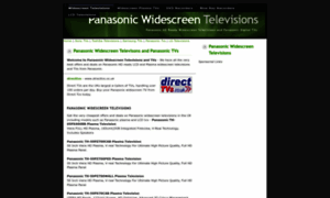 Panasonictvs.widescreentelevisions.co.uk thumbnail