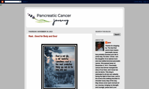 Pancreaticcancerjourney.blogspot.com thumbnail