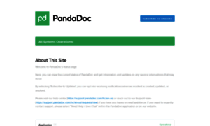 Pandadoc.statuspage.io thumbnail