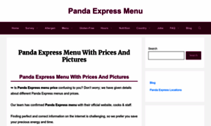 Pandaexpressmenuprices.info thumbnail