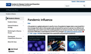 Pandemicflu.gov thumbnail