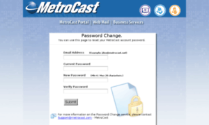 Panel.metrocast.net thumbnail
