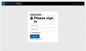 Panel.trafficbox.net thumbnail