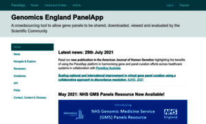 Panelapp.genomicsengland.co.uk thumbnail