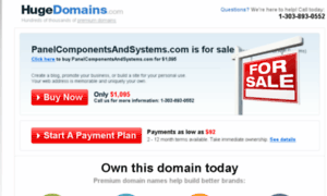 Panelcomponentsandsystems.com thumbnail