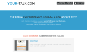 Paneristifrance.your-talk.com thumbnail