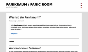 Panicroom.info thumbnail