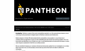 Pantheon.statuspage.io thumbnail