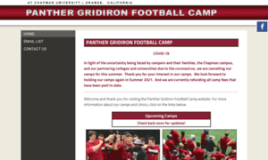 Panthergridironfootballcamp.com thumbnail