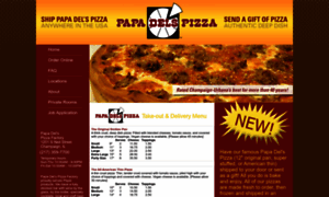 Papadelspizza.com thumbnail