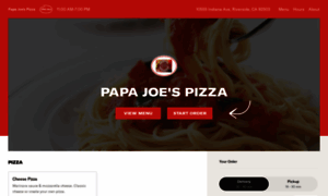 Papajoespizzamenu.com thumbnail