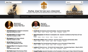 Papalencyclicals.net thumbnail