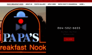 Papasbreakfastnook.com thumbnail